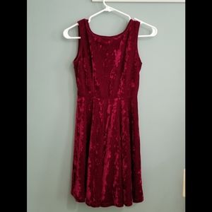 Velour Minidress